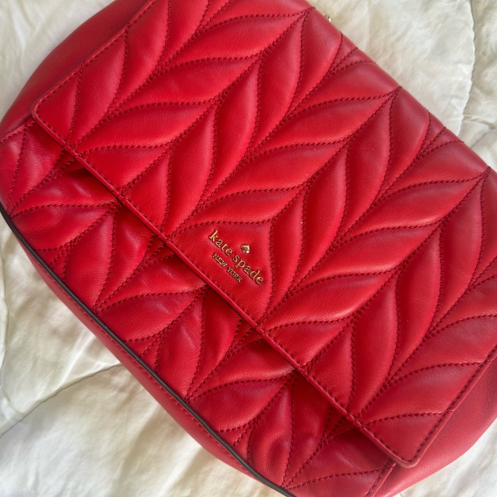 Kate Spade Cherry Quilted Leather Handbag